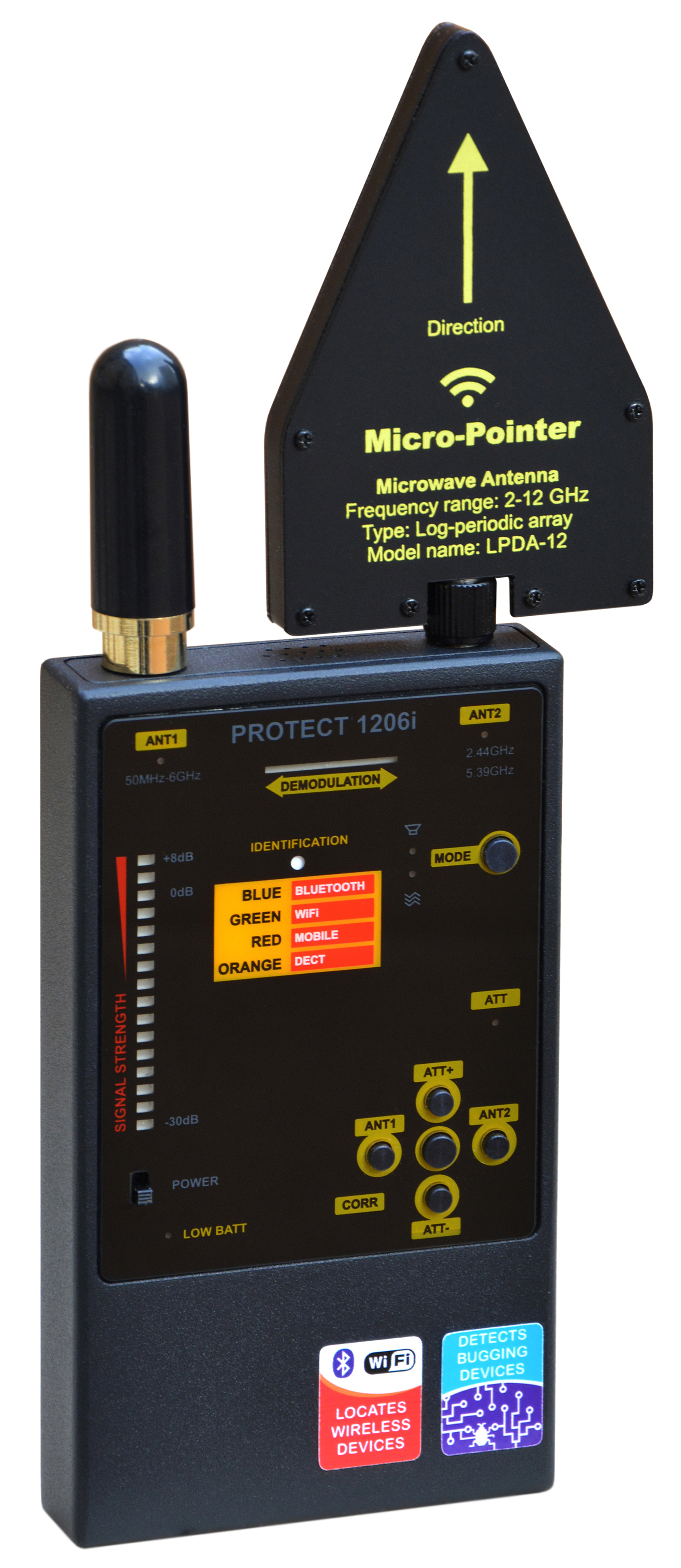 Detektor odposlechů - Protect 1206i